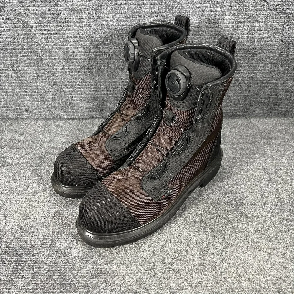 Red Wing Shoes‎ Boots Mens Size 6.5 Brown Nylon Waterproof Safety Toe Work 2491